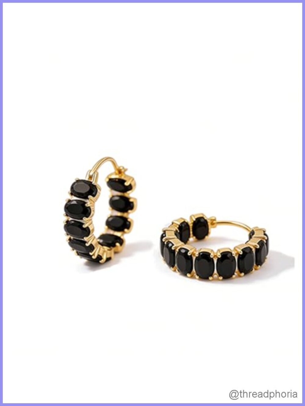 Bling Rhinestone Big Hoop Earrings for Women Gold Cubic Zirconia Huggie